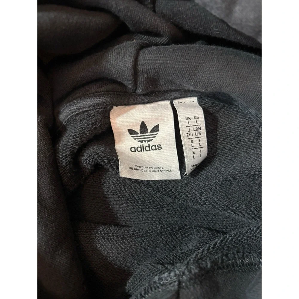 Adidas Originals Adicolor Spinner Hoodie Sweatshirt  Black Men's‎ L Large